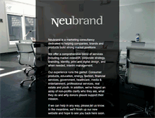 Tablet Screenshot of neubrand.com